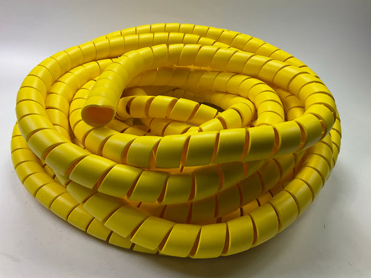 66' - Gates G80902-0024 Hydraulic Hose Yellow Poly Sleeve Guard Wrap 1.36''-1.74''
