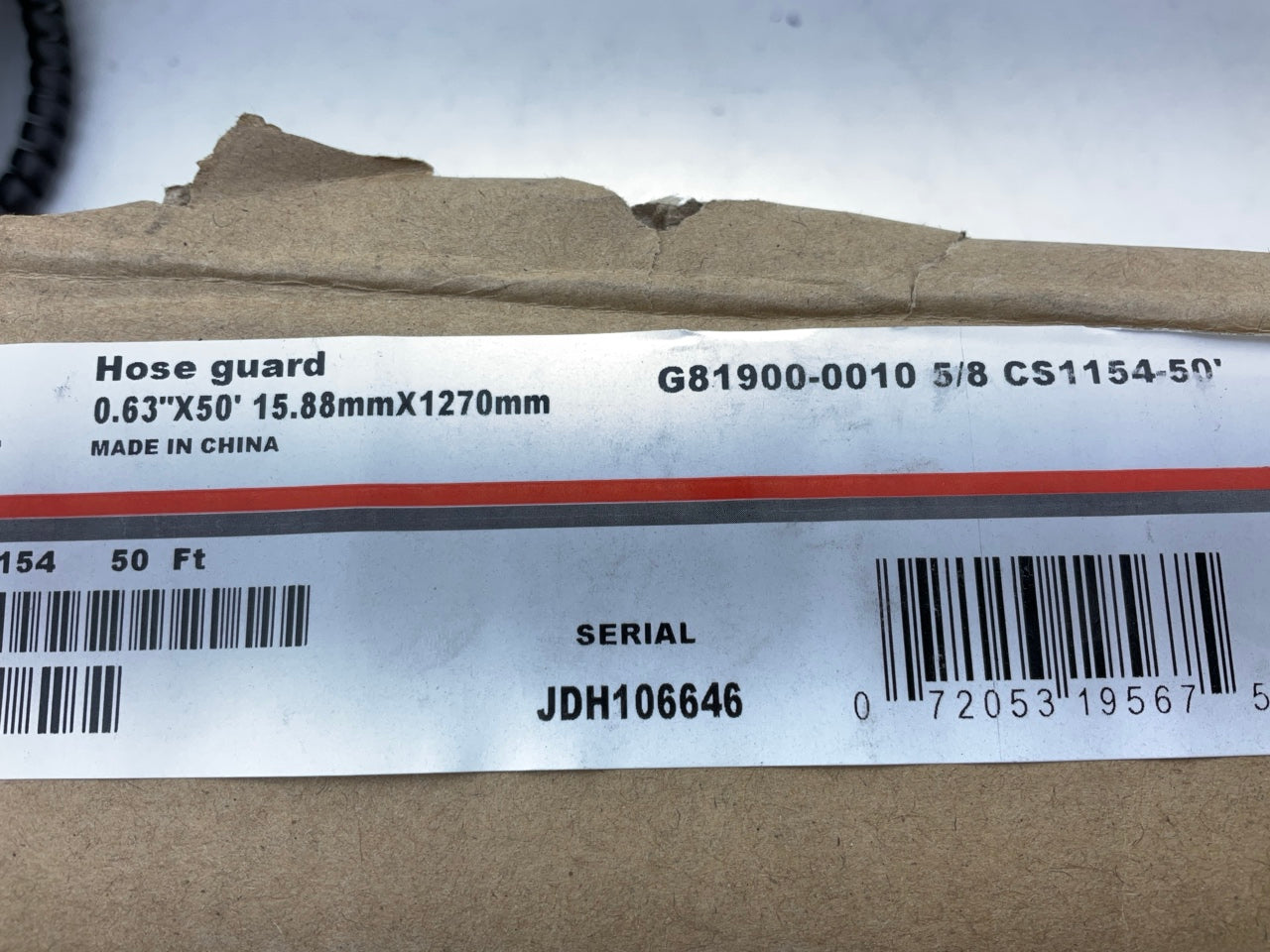 Gates G81900-0010 Guard Sleeve Coil Hose Protector 5/8'' ID, 50' Long