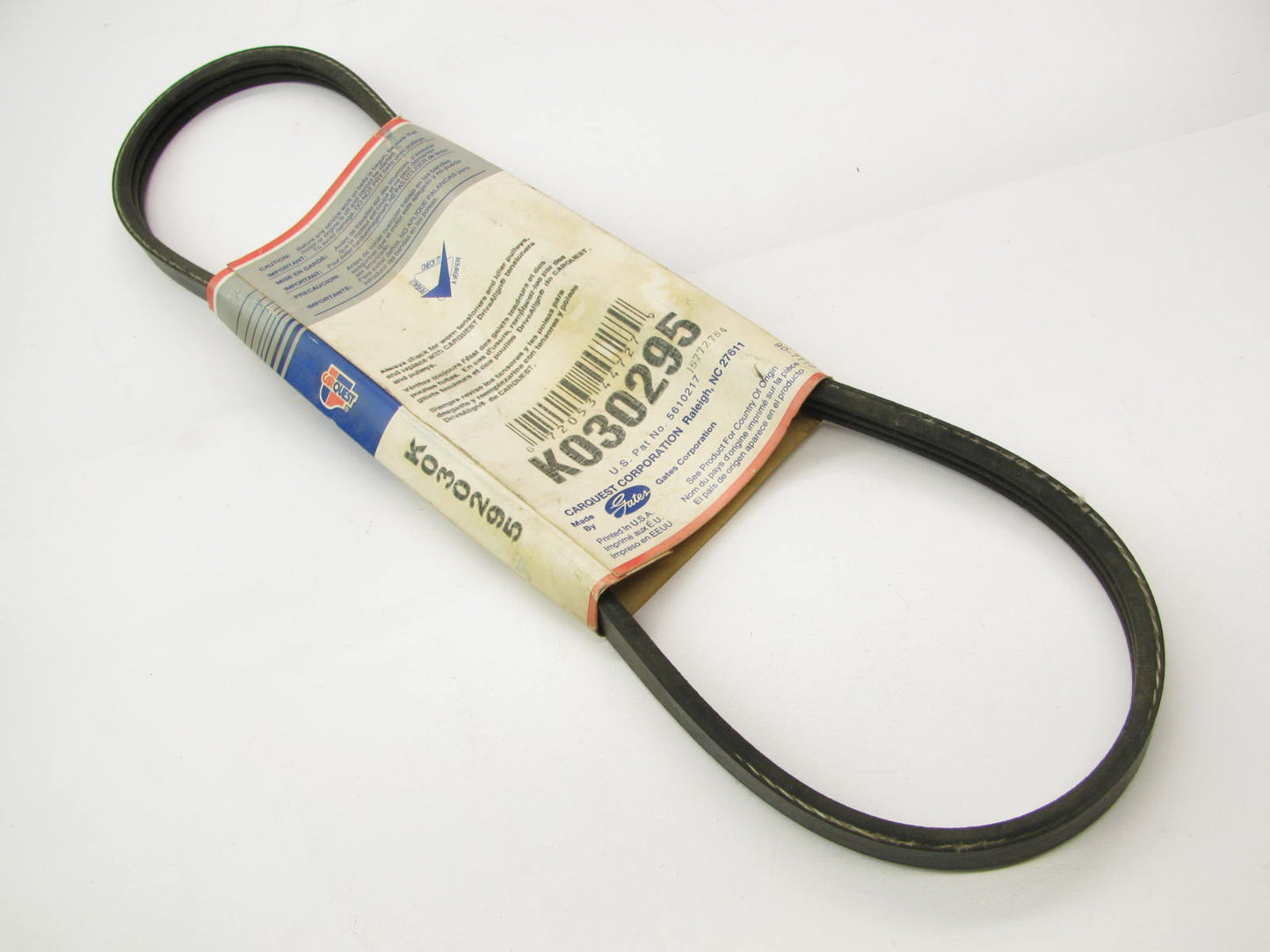 Gates K030295 Serpentine Belt - 0.40'' X 29.53'' - 3 Ribs