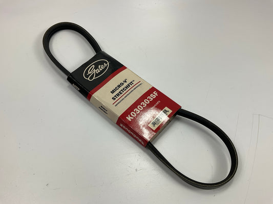 Gates K030303SF Stretch Fit Serpentine Belt