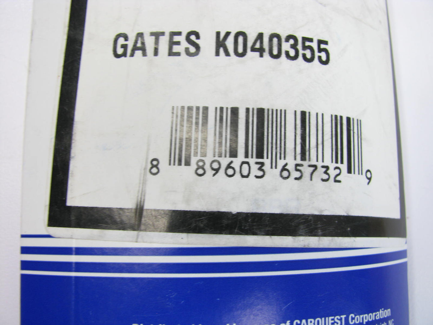 Gates K040355 Serpentine Belt - 0.56'' X  35.50'' - 4 Ribs