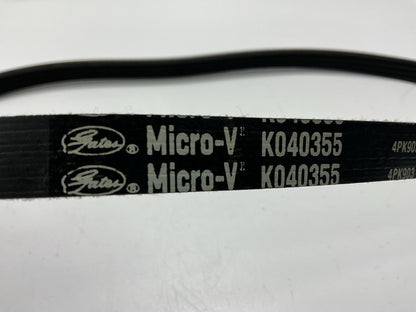 Gates K040355 Serpentine Belt - 0.56'' X  35.50'' - 4 Ribs