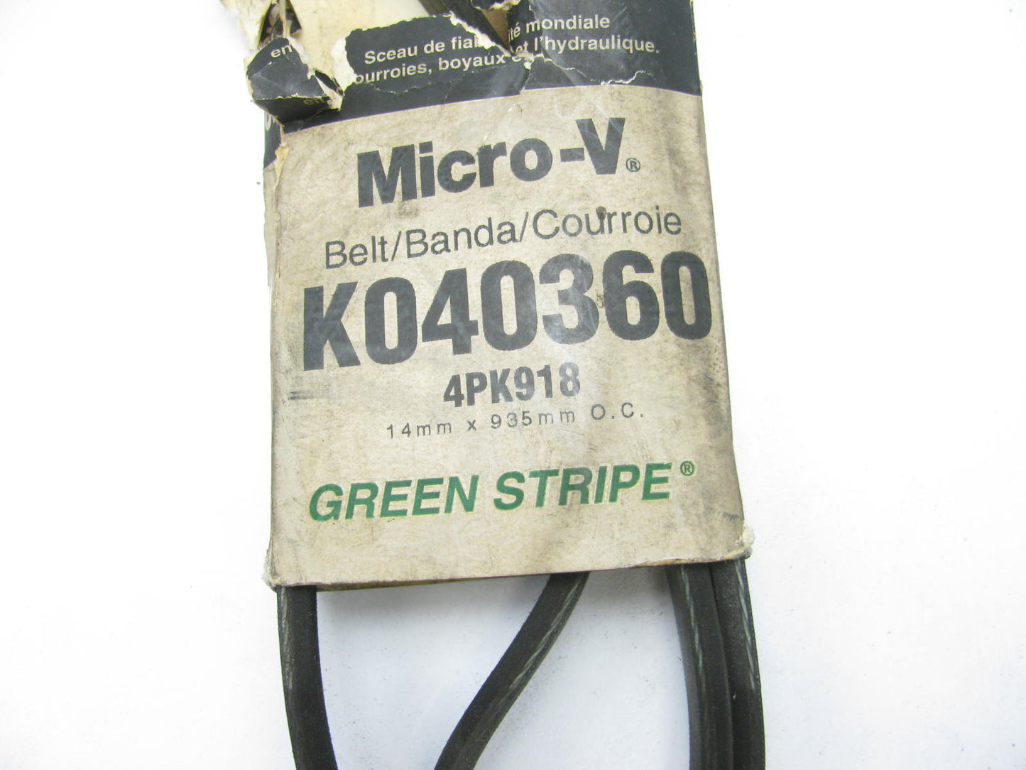 Gates K040360 Serpentine Belt - 0.56'' X 36.50'' - 4 Ribs