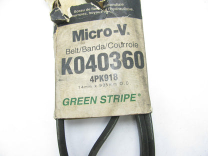 Gates K040360 Serpentine Belt - 0.56'' X 36.50'' - 4 Ribs