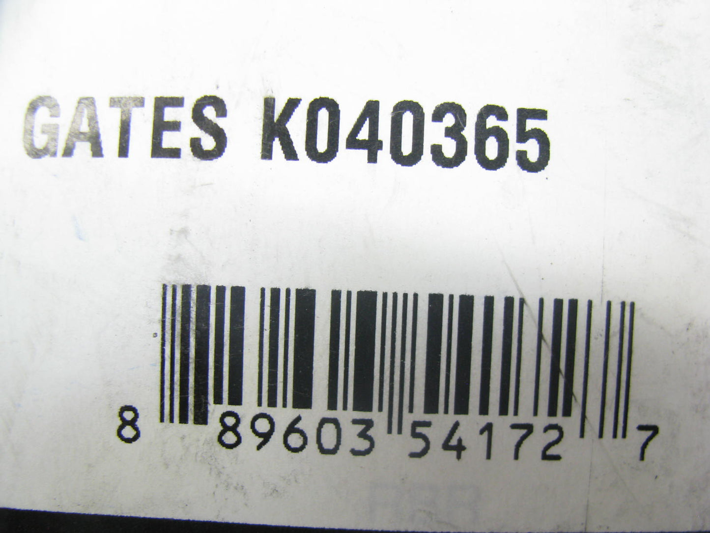 Gates K040365 Serpentine Belt - 0.56'' X 37.00'' - 4 Ribs