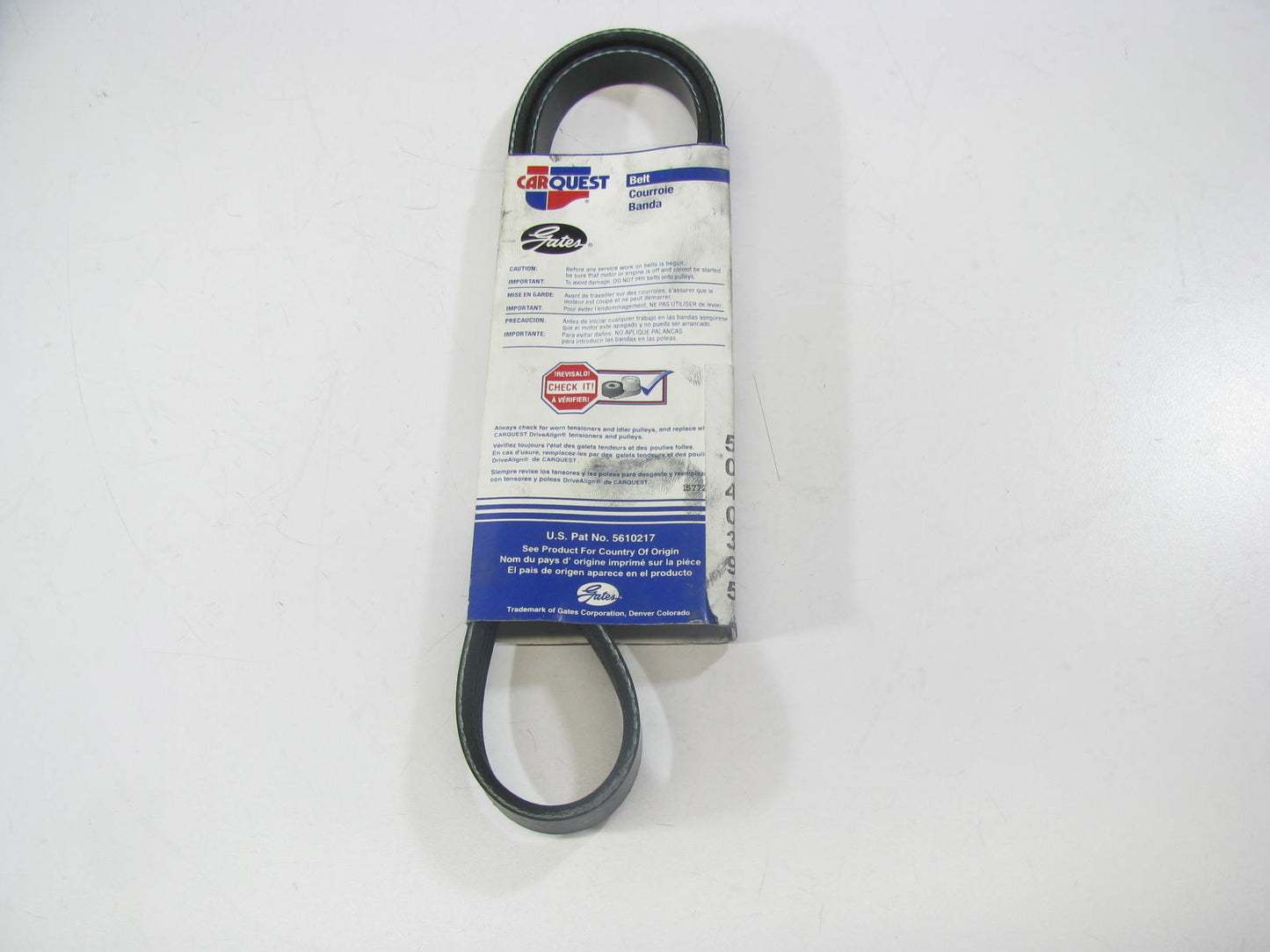 Gates K040395 Serpentine Belt - 0.56'' X 40.00'' - 4 Ribs