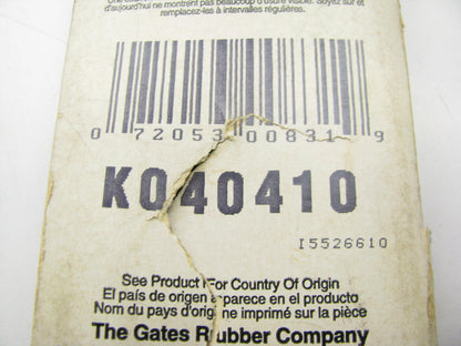 Gates K040410 Serpentine Belt - 0.54'' X 41.00'' - 4 Ribs