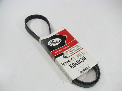 Gates K040438 Serpentine Belt - 0.56'' X 44.00'' - 4 Ribs