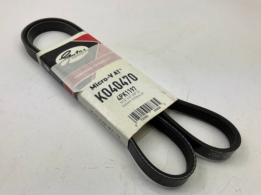 Gates K040470 Serpentine Belt - 0.56'' X 47.50'' - 4 Ribs