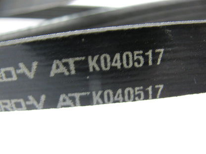 Gates K040517 Serpentine Belt - 0.56'' X 52.00'' - 4 Ribs