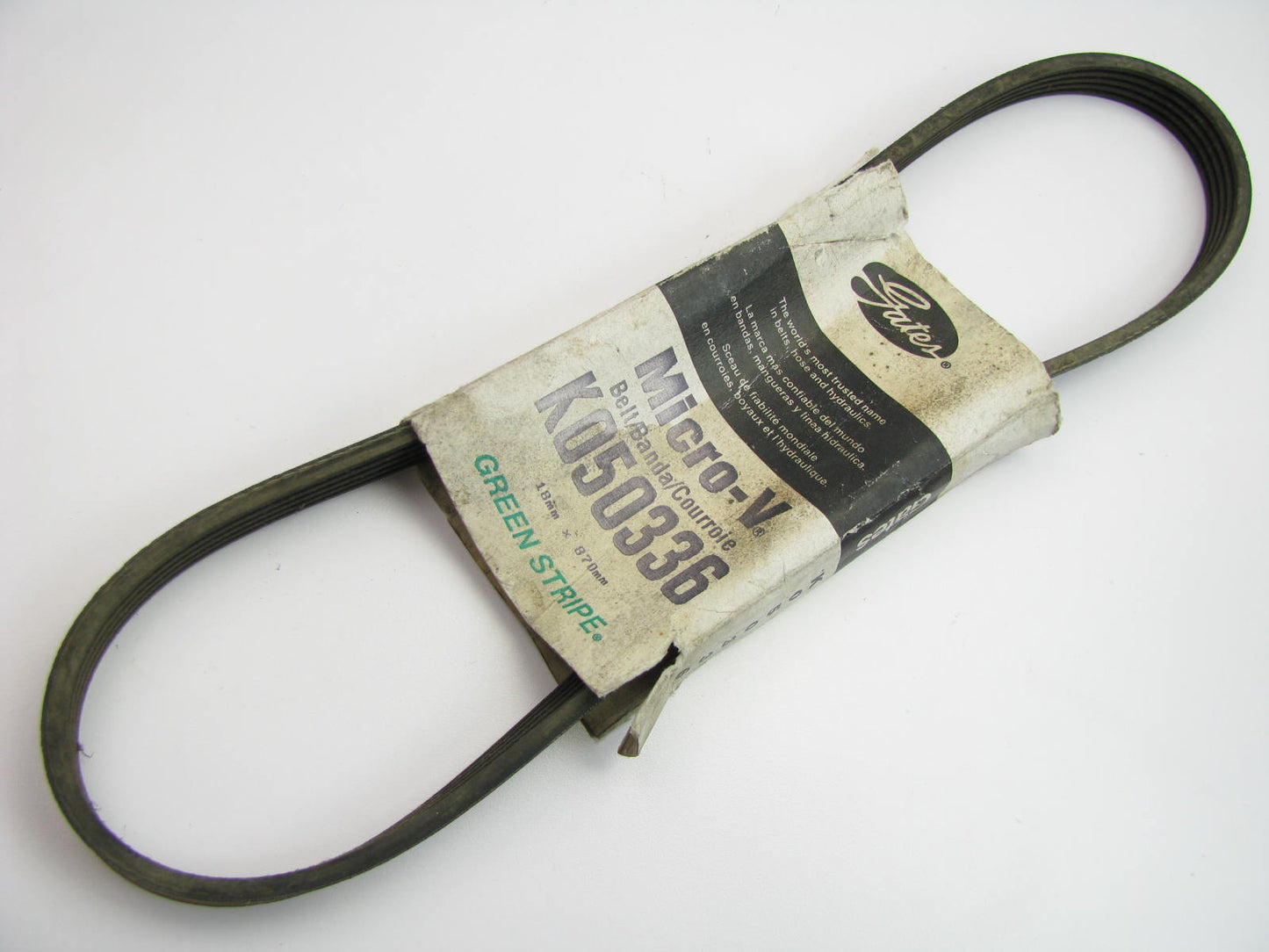Gates K050336 Serpentine Belt - 0.69'' X 34.00'' - 5 Ribs