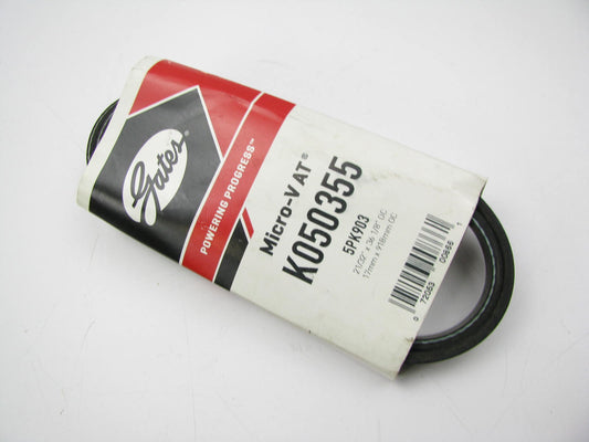 Gates K050355 Serpentine Belt - 0.69'' X 36.00'' - 5 Ribs