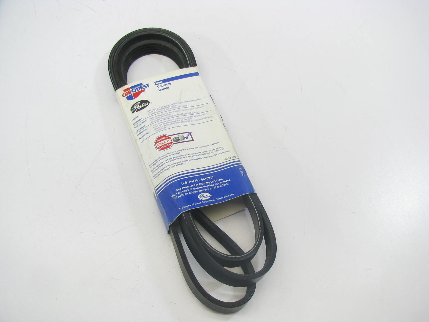 Gates K050757 Serpentine Belt - 0.69'' X 76.50'' - 5 Ribs