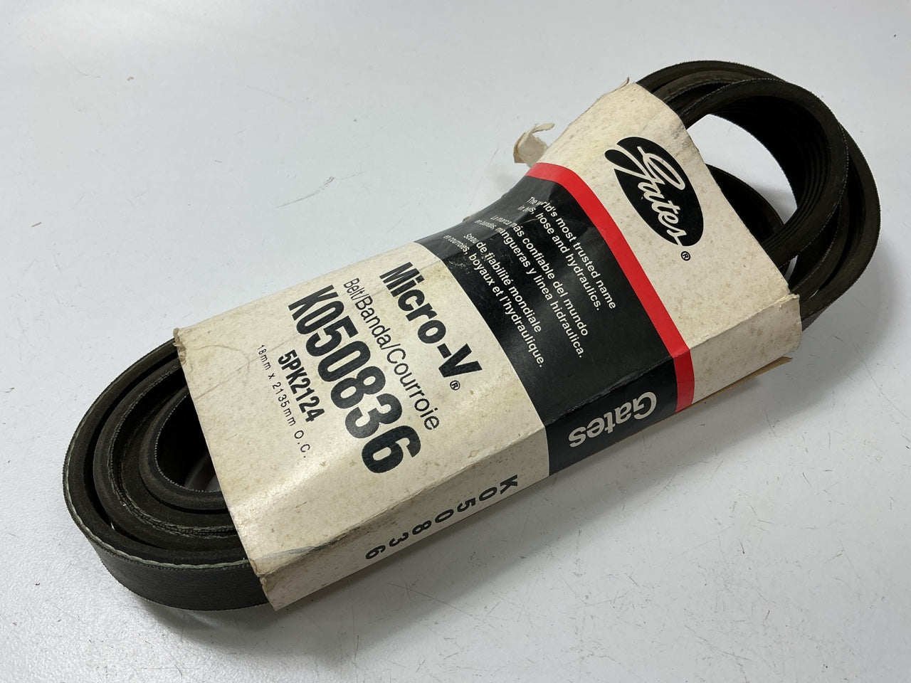 Gates K050836 Serpentine Belt - 0.69'' X 84.17'' - 5 Ribs