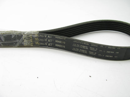 Gates K060370 Serpentine Belt - 0.84'' X 37.50'' - 6 Ribs