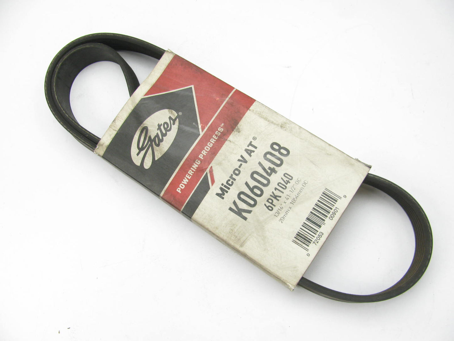 Gates K060408 Serpentine Belt - 0.84'' X 41.50'' - 6 Ribs