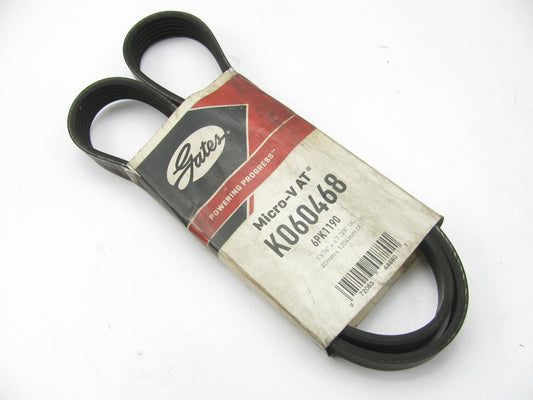 Gates K060468 Serpentine Belt - 0.84'' X 47.375'' - 6 Ribs