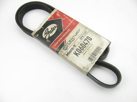Gates K060470 Serpentine Belt - 0.84'' X 47.50'' - 6 Ribs
