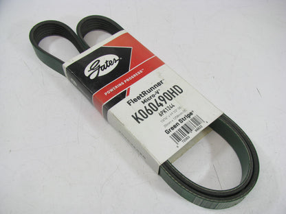 Gates K060490HD Serpentine Belt - 0.84'' X 49.50'' - 6 Ribs
