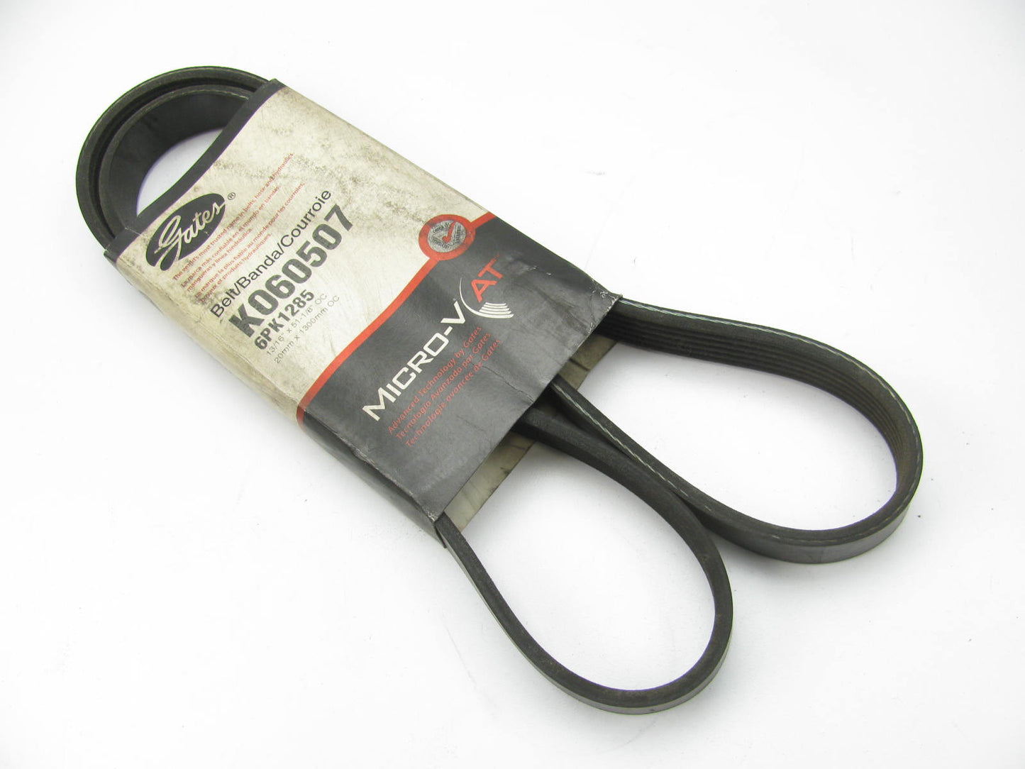Gates K060507 Serpentine Belt - 0.84'' X 51.375'' - 6 Ribs
