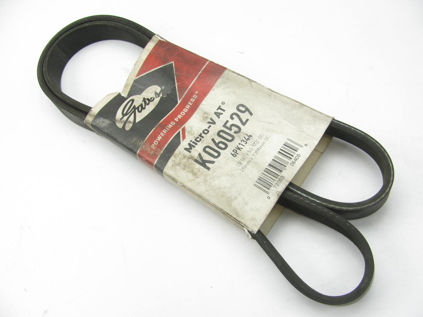 Gates K060529 Serpentine Belt - 0.84'' X 53.50'' - 6 Ribs