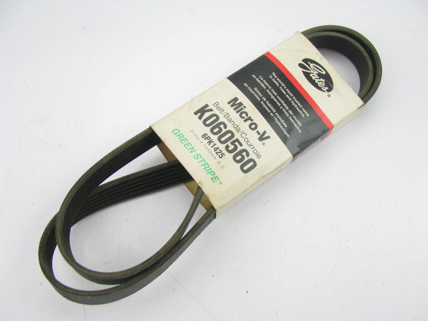 Gates K060560 Serpentine Belt - 0.84'' X 56.50'' - 6 Ribs