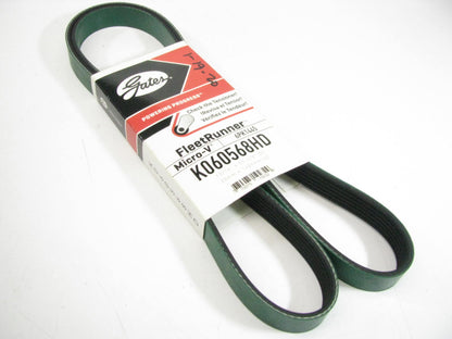 Gates K060568HD Serpentine Belt For CAT 15.2L C15 ACERT 2005-2007 Peterbilt 387