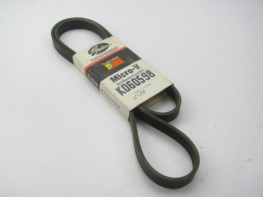 Gates K060598 Serpentine Belt - 0.84'' X 60.50'' - 6 Ribs