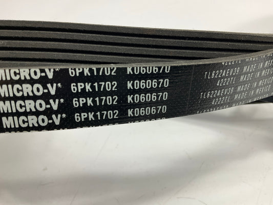 Gates K060670 Serpentine Belt