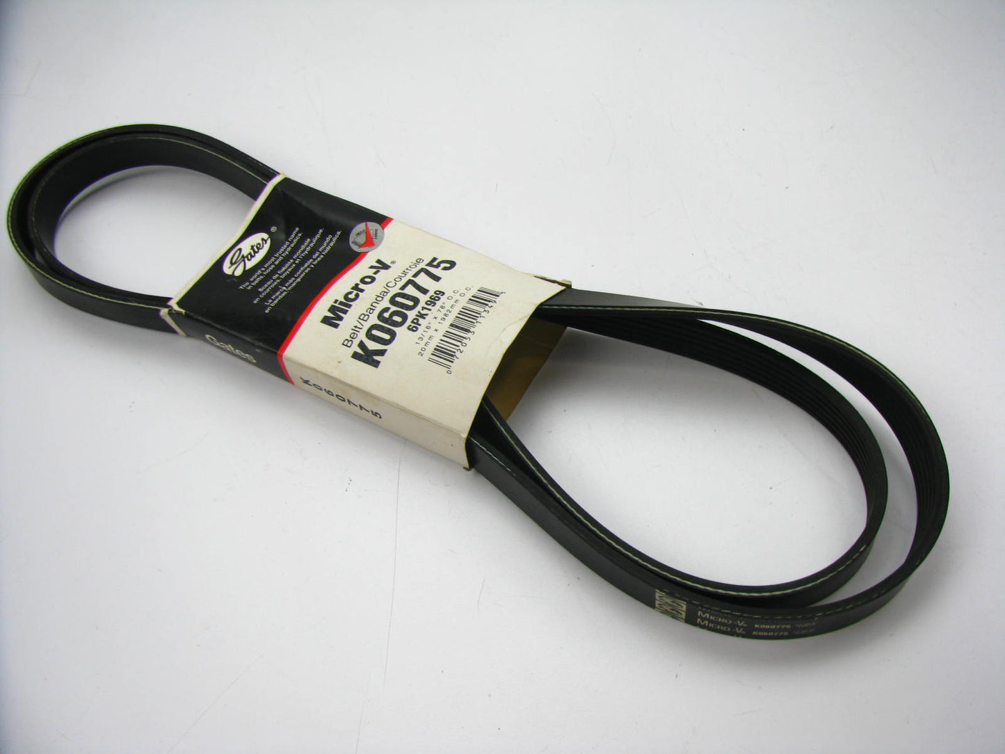Gates K060775 Serpentine Belt - 0.84'' X 78.00'' - 6 Ribs