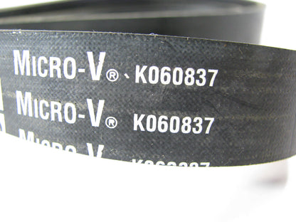 Gates K060837 Serpentine Belt - 0.84'' X 84.00'' - 6 Ribs