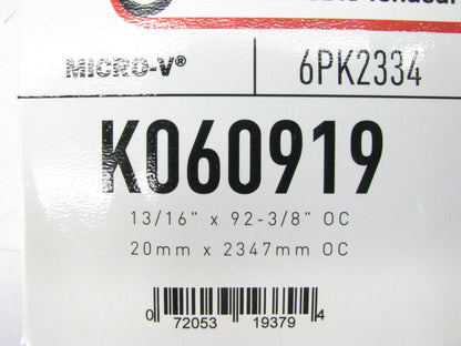 Gates K060919 Serpentine Belt