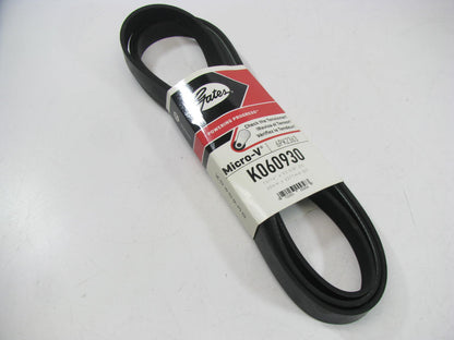 Gates K060930 Serpentine Belt - 0.84'' X 93.625'' - 6 Ribs