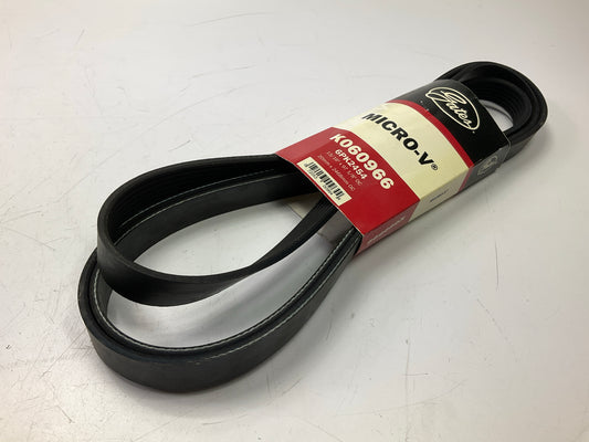 Gates K060966 Serpentine Belt - 0.84'' X 97.375'' - 6 Ribs