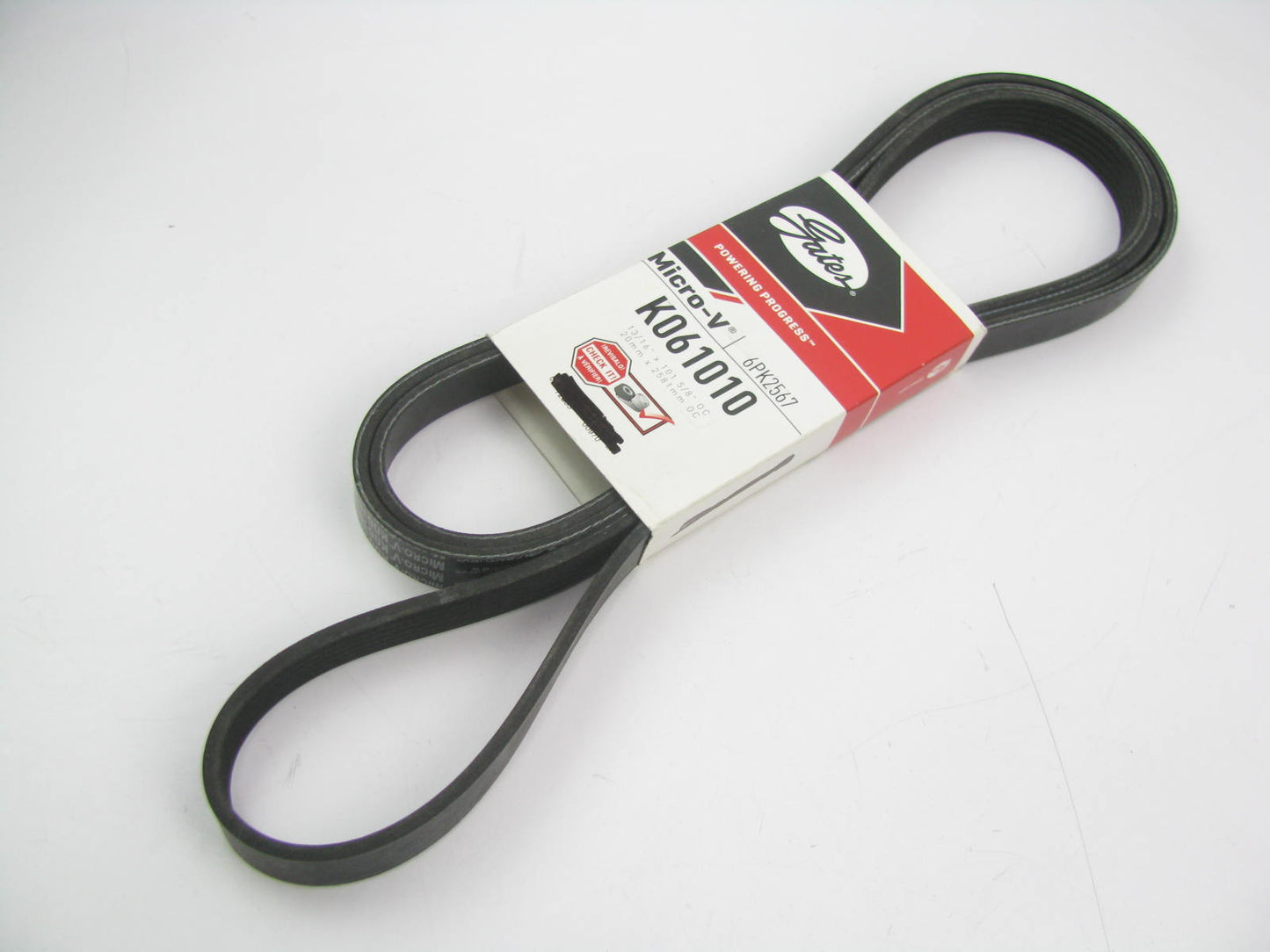 Gates K061010 Serpentine Belt - 0.84'' X 101.50'' - 6 Ribs