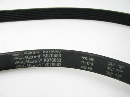 Gates K070683 Serpentine Belt - 0.98'' X 68.90'' - 7 Ribs