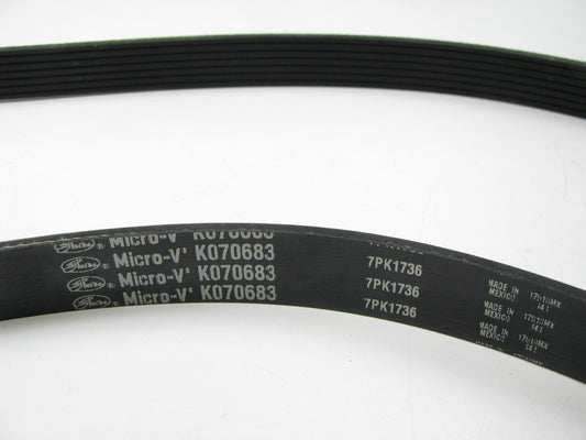 Gates K070683 Serpentine Belt - 0.98'' X 68.90'' - 7 Ribs