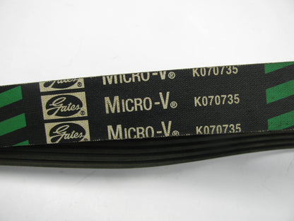 Gates K070735 Serpentine Belt - 0.98'' X 74.00'' - 7 Ribs