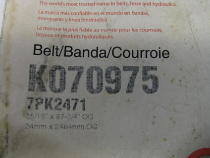 Gates K070975 Serpentine Belt