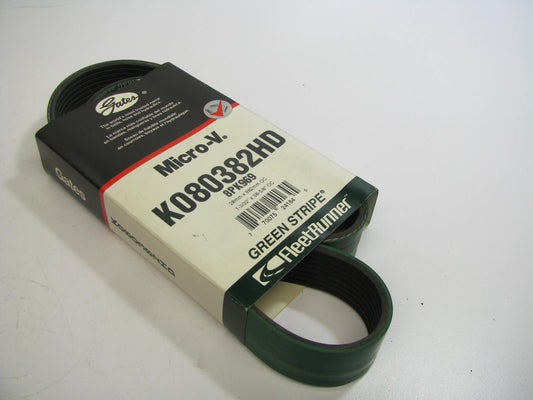 Gates K080382HD Serpentine Belt - 1.12'' X 38.625'' - 8 Ribs
