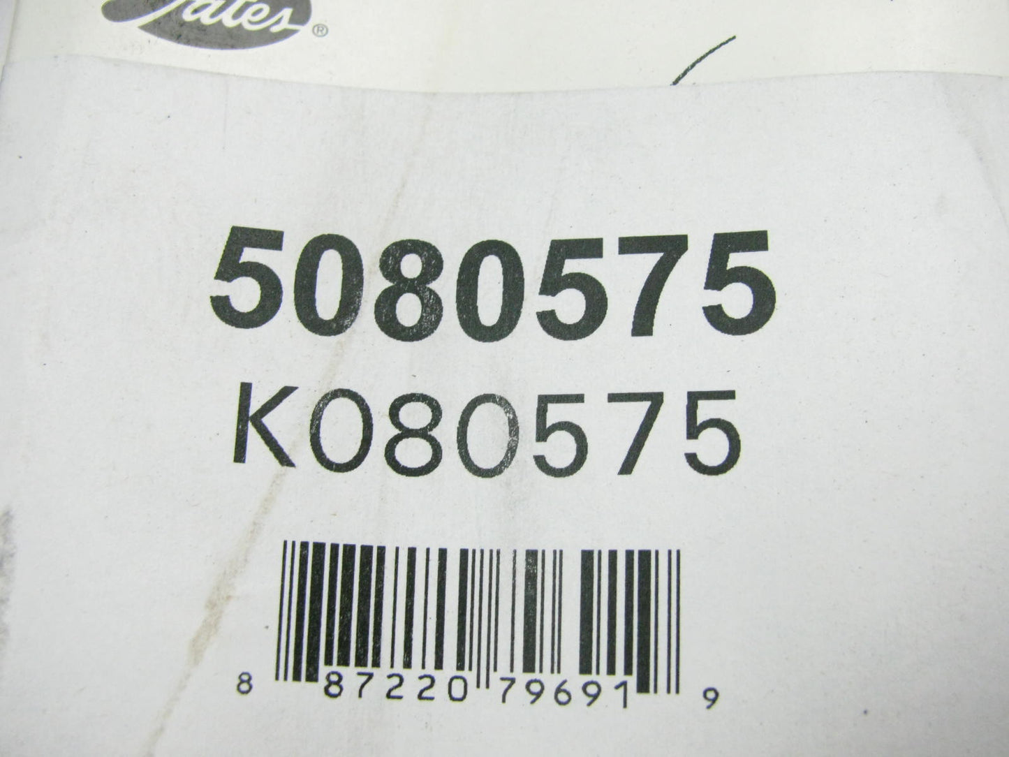 Gates K080575 Serpentine Belt - 1.12'' X 58.00'' - 8 Ribs