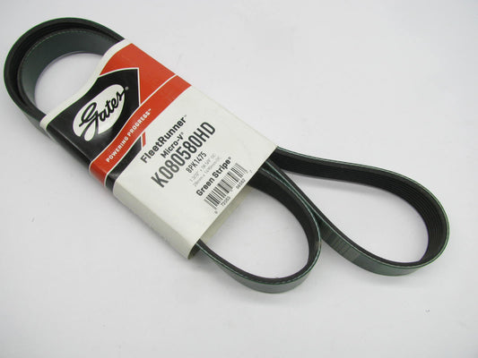 Gates K080580HD Serpentine Belt - 1.12'' X 58.625'' - 8 Ribs