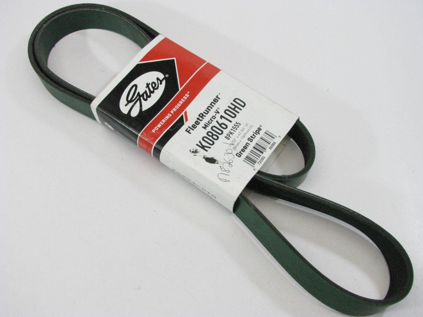 Gates K080610HD Serpentine Belt - 1.12'' X 61.75'' - 8 Ribs