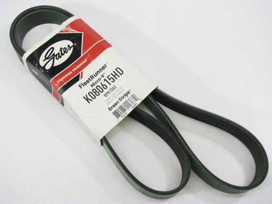 Gates K080615HD Serpentine Belt - 1.12'' X 62.125'' - 8 Ribs