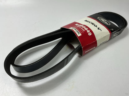 Gates K080649 Micro-V Serpentine Belt  1-3/32'' X 65-1/2'' OC - 8 Ribs