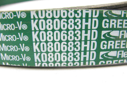 Gates K080683HD Serpentine Belt 2009-2011 Peterbilt 367 384 - Cummins ISM 10.8L
