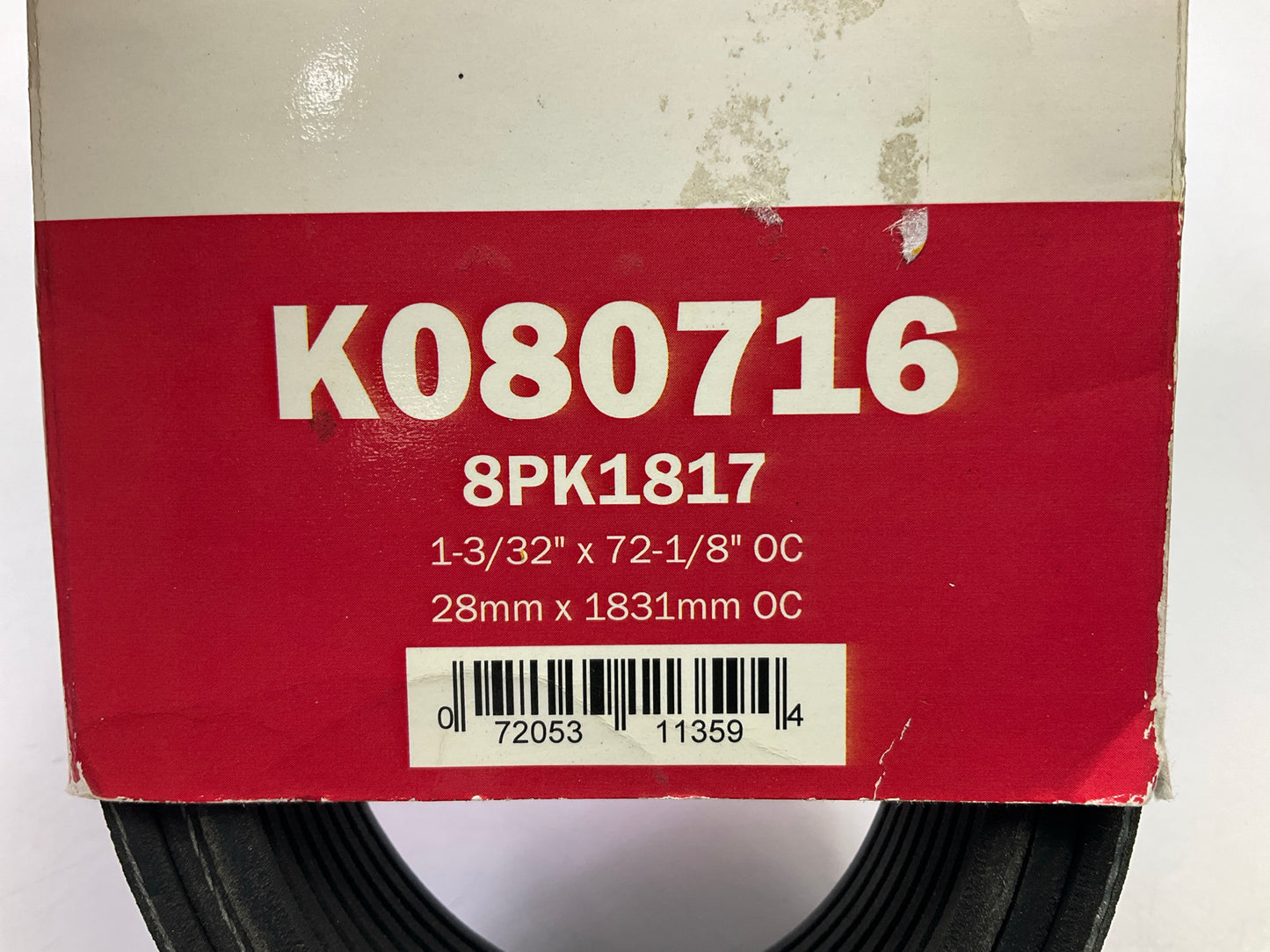Gates K080716 Serpentine Belt