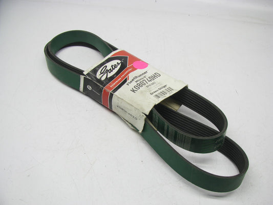 Gates K080740HD Serpentine Belt - 1.12'' X 74.625'' - 8 Ribs