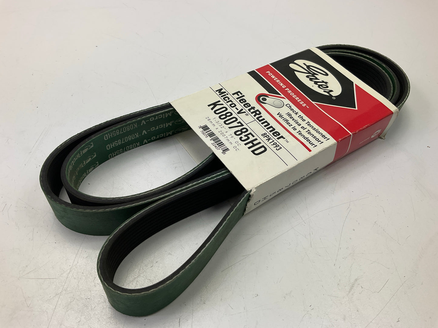 Gates K080785HD Serpentine Belt - 1.12'' X 79.034'' - 8 Ribs