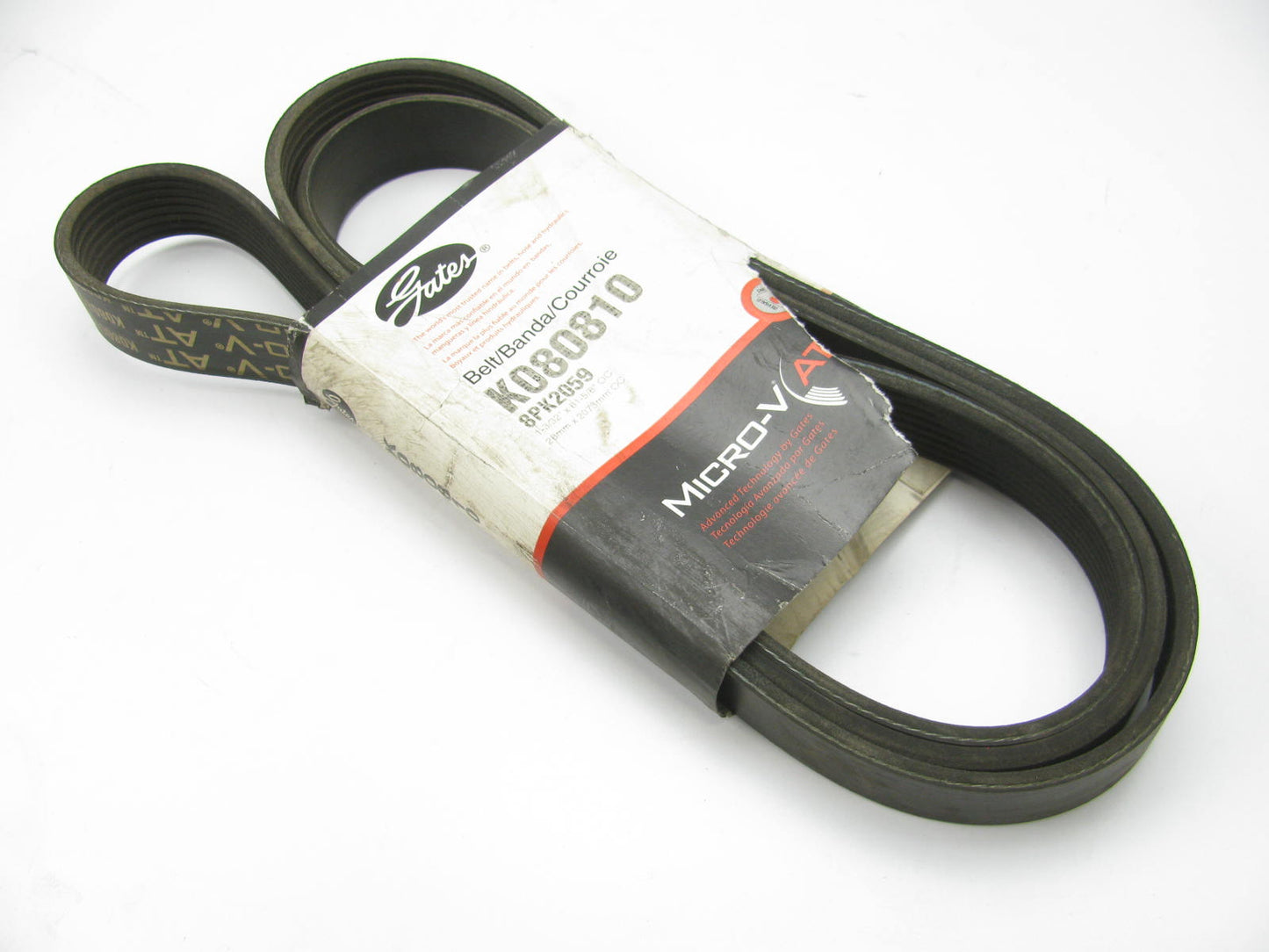Gates K080810 Serpentine Belt - 1.12'' X 81.50 - 8 Ribs